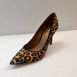 NINE WEST leopard pump